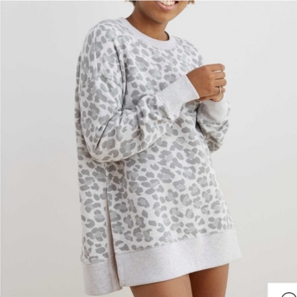 aerie | Tops | Aerie Small Desert Sweatshirt Leopard | Poshmark